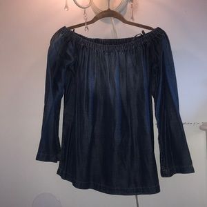 Cloth and Stone Denim Off Shoulder